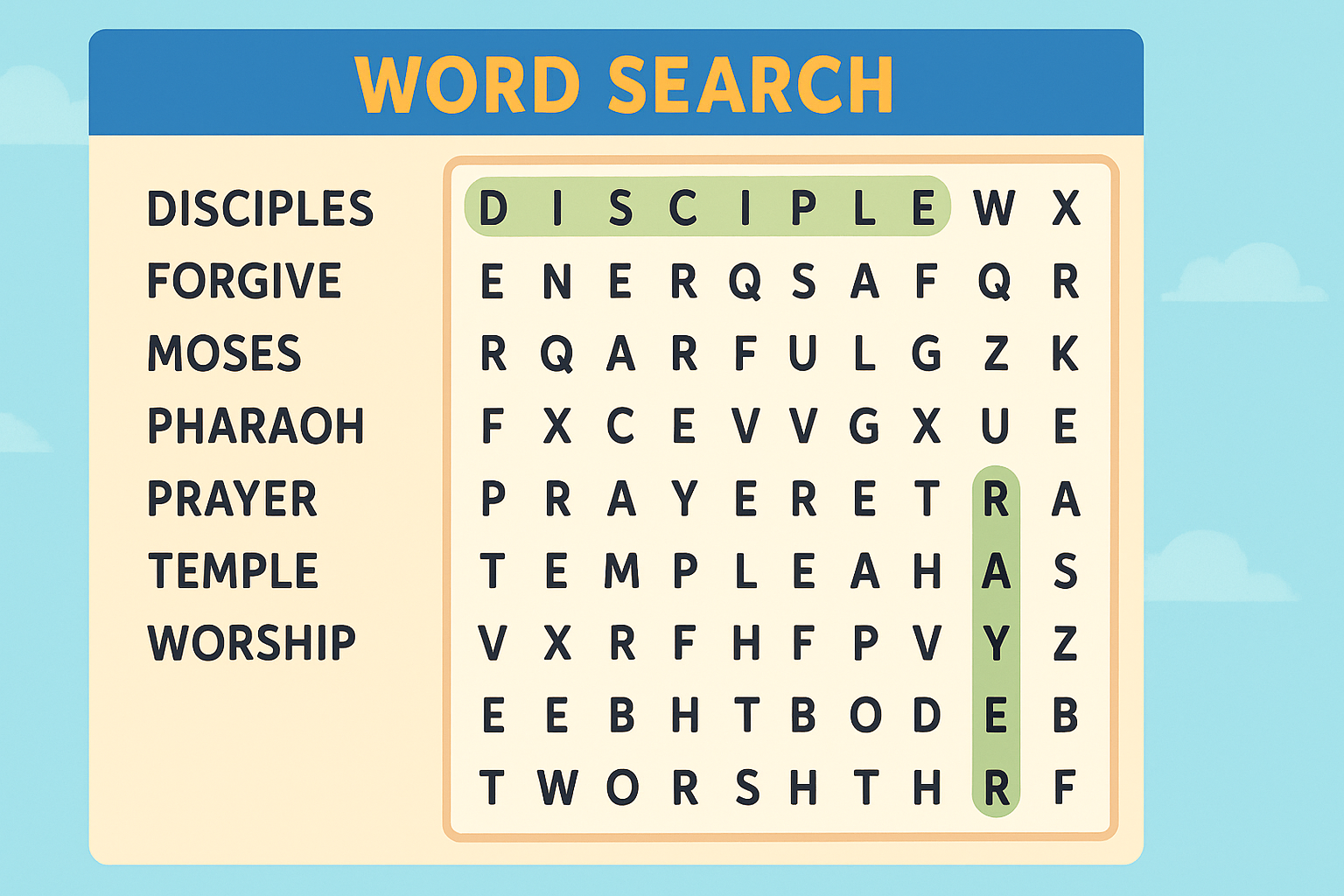 Bible Word Search