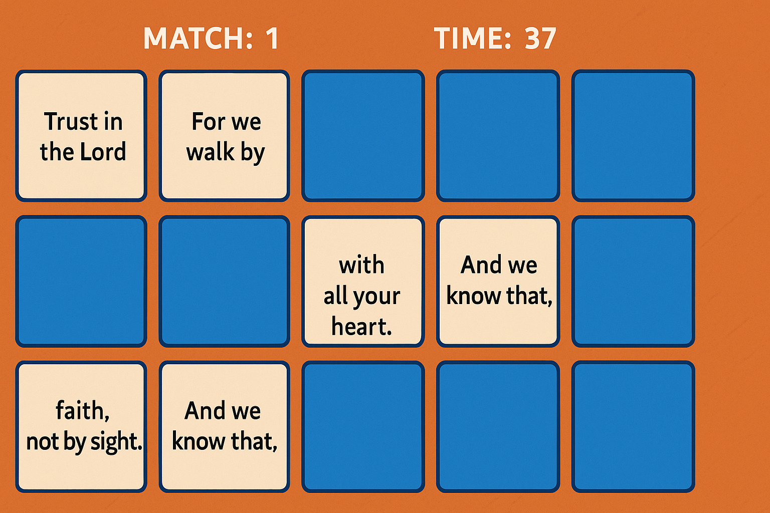 Verse Match Game